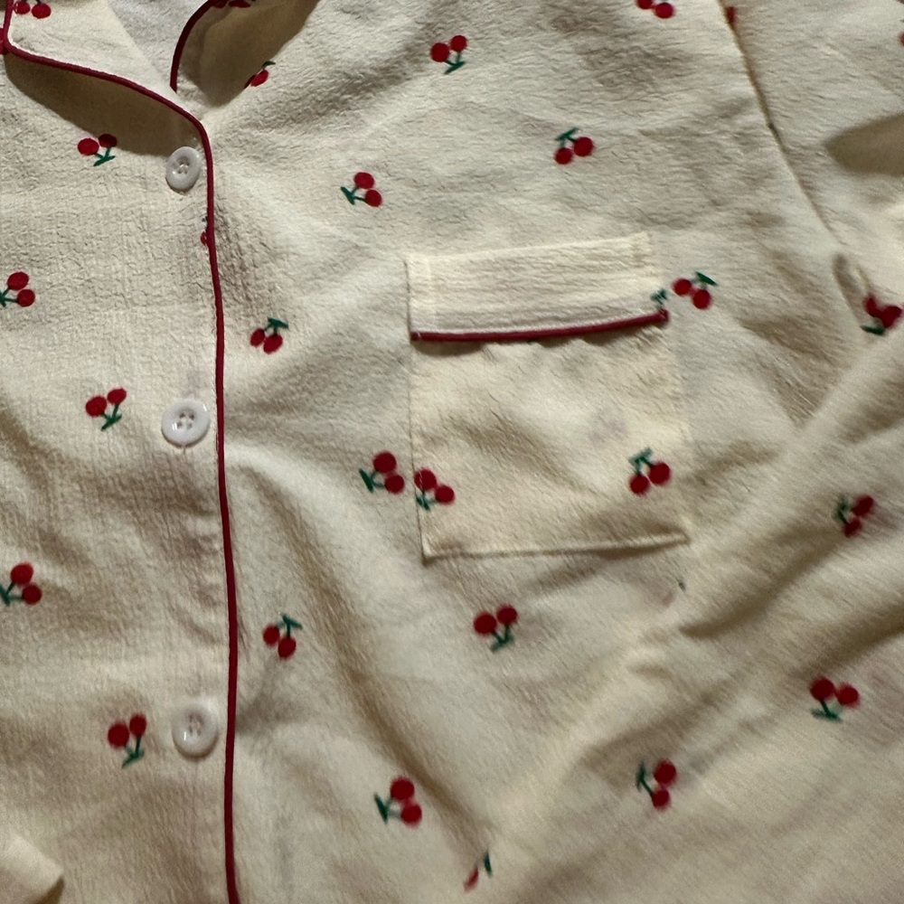 Cherry PJ Set - Picture 2 of 5